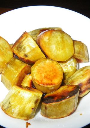 サツマイモのフライパン焼き(蜂蜜味)-レシピのメイン写真