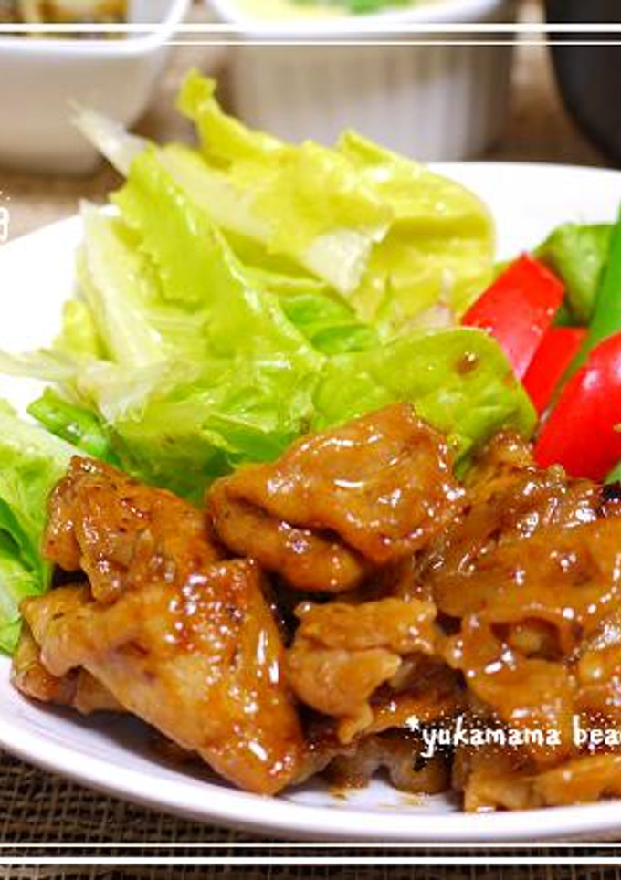 マヨラーしょうが焼きマヨ+ラー油-レシピのメイン写真