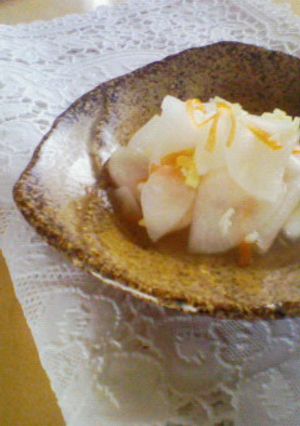 にんにく生姜でピリッ！爽！大根甘酢漬け-レシピのメイン写真
