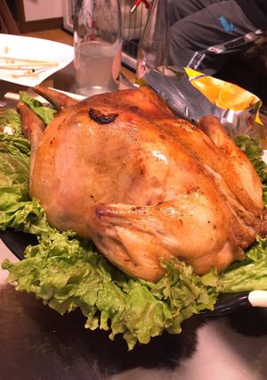 クリスマスにはローストチキンでしょ！-レシピのメイン写真