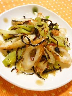 ちくわの塩こんぶバター炒め-レシピのメイン写真