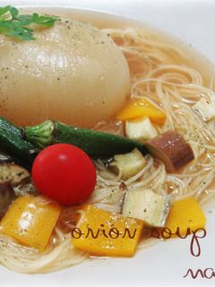 ☆丸ごとオニオンスープのカッペリーニ☆-レシピのメイン写真