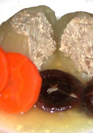 新たまねぎの肉詰めコンソメ煮-レシピのメイン写真