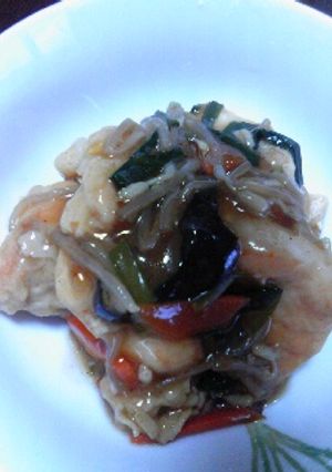 鶏天のあんがらめ-レシピのメイン写真