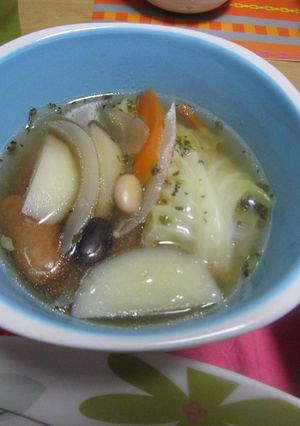 黒豆でポトフ-レシピのメイン写真