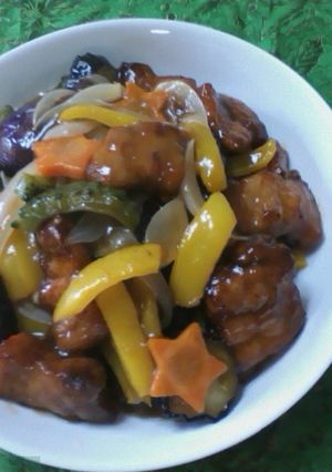 夏野菜の酢豚-レシピのメイン写真