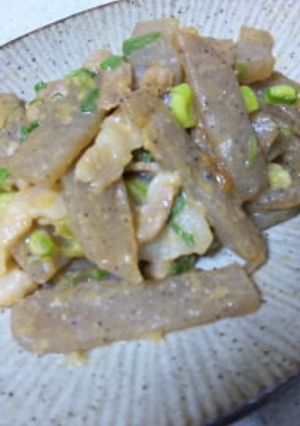 豚バラとこんにゃくの味噌煮込み-レシピのメイン写真
