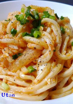 簡単!!キムたまうどん-レシピのメイン写真