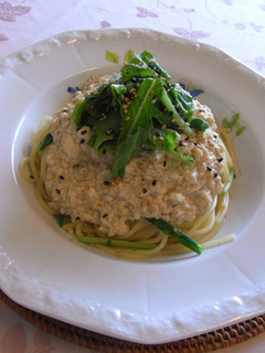しょうがの香る♪お豆腐ソースの和風パスタ-レシピのメイン写真