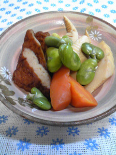 料亭(?)の味・・・たけのこ煮そら豆散し-レシピのメイン写真