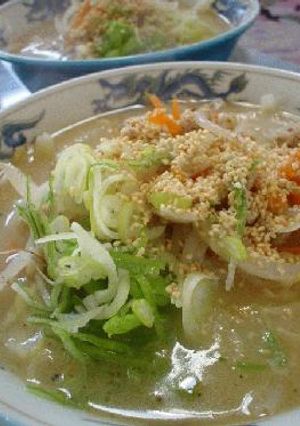 すり胡麻たっぷりの「札幌塩ラーメン」-レシピのメイン写真
