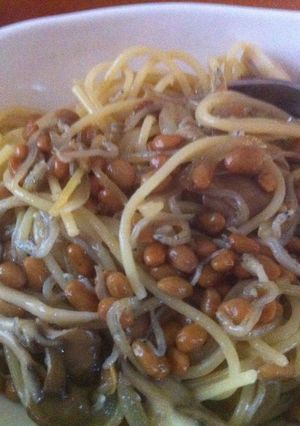 納豆パスタ-レシピのメイン写真