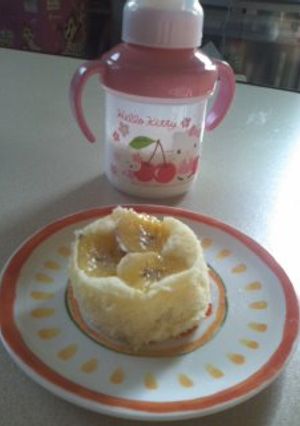 離乳食完了期♪バナナ蒸しケーキ-レシピのメイン写真