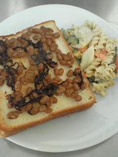 塩こんぶ納豆トースト-レシピのメイン写真