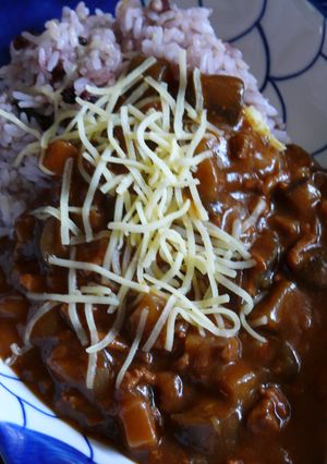 ナスとひき肉のチーズカレー♡♡♡-レシピのメイン写真