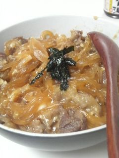 とろとろ☆あんかけ卵とじ牛丼(豚丼)-レシピのメイン写真