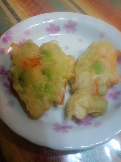 枝豆カニカマチーズ天ぷら-レシピのメイン写真