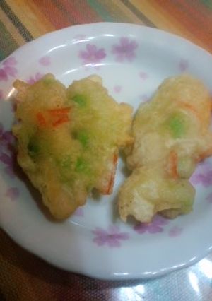 枝豆カニカマチーズ天ぷら-レシピのメイン写真