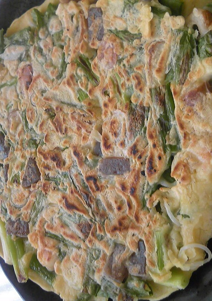 余ったおでんでチヂミ風ねぎ焼き♪-レシピのメイン写真