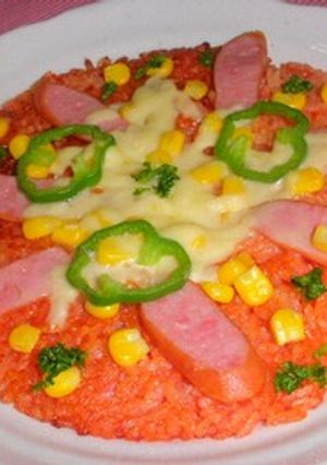 ごはんピザ-レシピのメイン写真