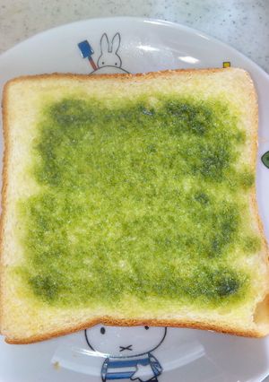 簡単！抹茶ﾄｰｽﾄ☆-レシピのメイン写真