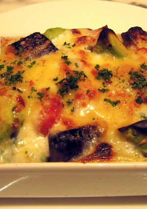 フライシュケーゼと夏野菜クリームグラタン-レシピのメイン写真