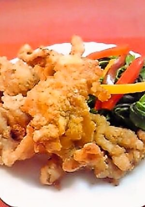 カリカリ☆豚薄切り肉のから揚げ♪-レシピのメイン写真