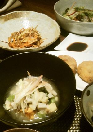 たけのこ　と　絹厚揚げ　のみぞれ煮-レシピのメイン写真
