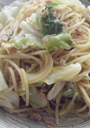 ✿キャべツとシーチキンのスパゲティ✿-レシピのメイン写真