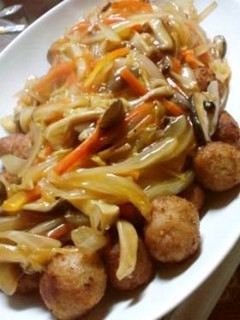野菜たっぷり食べよう肉団子の甘酢あんかけ-レシピのメイン写真