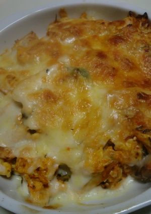 キムチとトロトロ卵のチーズ焼き-レシピのメイン写真