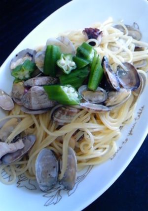 あさりとタコのペペロンチーノパスタ-レシピのメイン写真