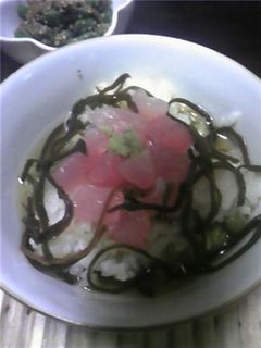 マグロと塩昆布のお茶漬け-レシピのメイン写真
