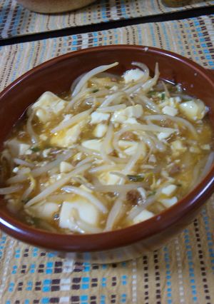 麻婆豆腐ｉｎもやし-レシピのメイン写真