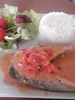 ちょー簡単!サーモンのトマトクリーム煮-レシピのメイン写真