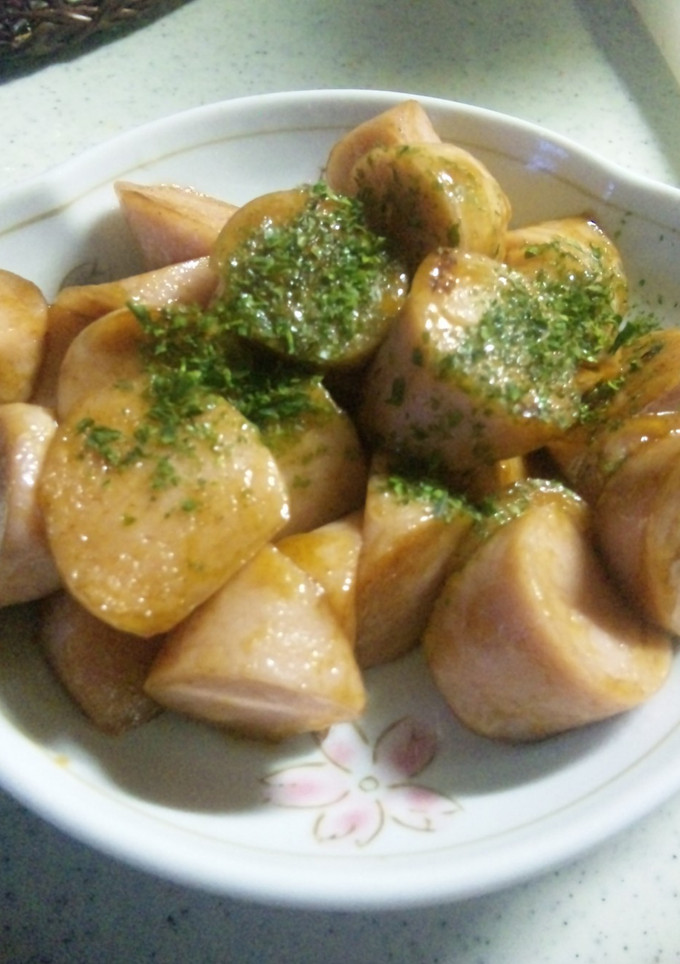お弁当に♪魚肉ソーセージのお好み焼き風-レシピのメイン写真
