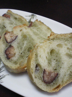 蓬と小豆の「マーブルフランスパン」♪-レシピのメイン写真
