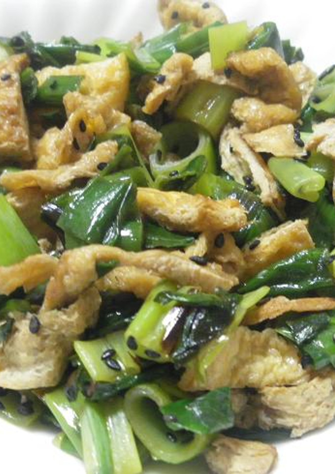 青ねぎと油揚の炒め物-レシピのメイン写真