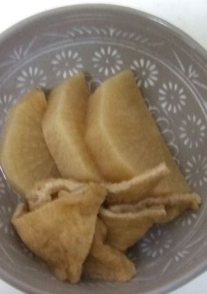 超簡単♪ 大根と油揚げの煮付け-レシピのメイン写真