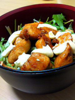 野菜もいっしょに♪鶏照り丼-レシピのメイン写真
