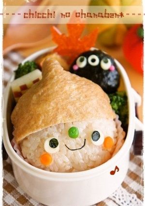 ＊キャラ弁＊お稲荷DEどんぐりコロコロ♪-レシピのメイン写真