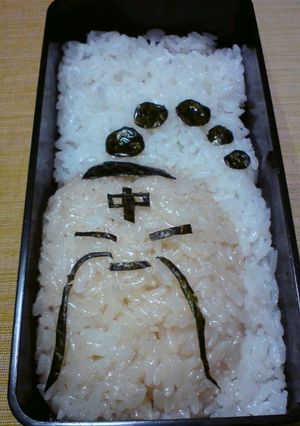 簡単キャラ弁！闘！　ラーメンマン 弁当-レシピのメイン写真
