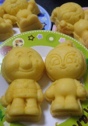 ●アンパンマンのもこもこパンケーキ●-レシピのメイン写真