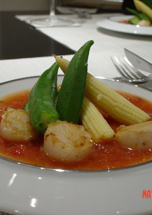 ★ホタテと野菜のトマトソース★-レシピのメイン写真