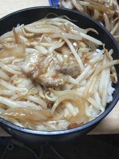 もやし味噌炒め、どんぶり-レシピのメイン写真
