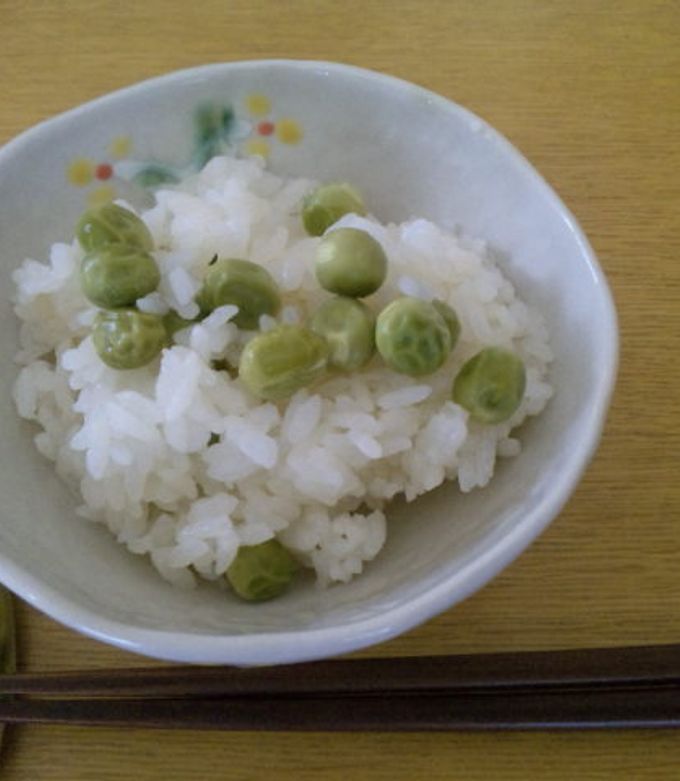 豆ごはん2 豆ご飯♡2合 by ハチミン 【クックパッド】 簡単おいしい