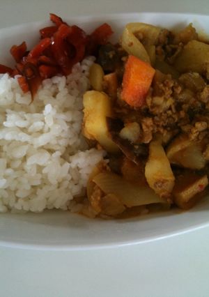 キムチ鍋の素で野菜カレー-レシピのメイン写真