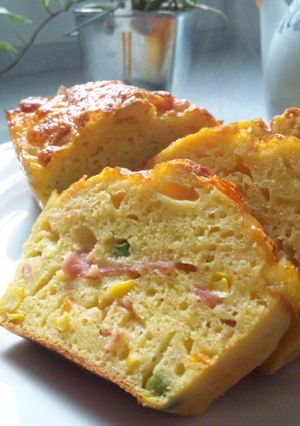 チーズがこんがり❤私のケークサレ-レシピのメイン写真