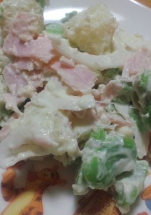新じゃがとそら豆の濃厚☆チーズサラダ-レシピのメイン写真