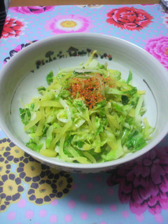 簡単!!たくあんとキャベツの炒め物★-レシピのメイン写真